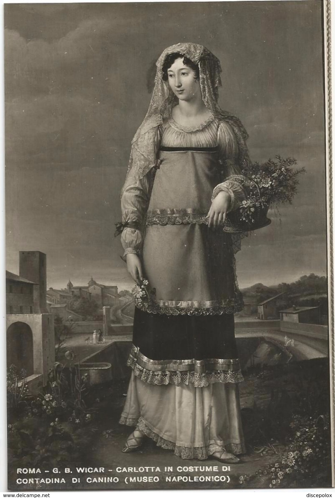 Y2849 Roma - G.B. Wicar - Carlotta In Costume Di Contadina Di Canino (Viterbo) - Museo Napoleonico / Non Viaggiata - Musei