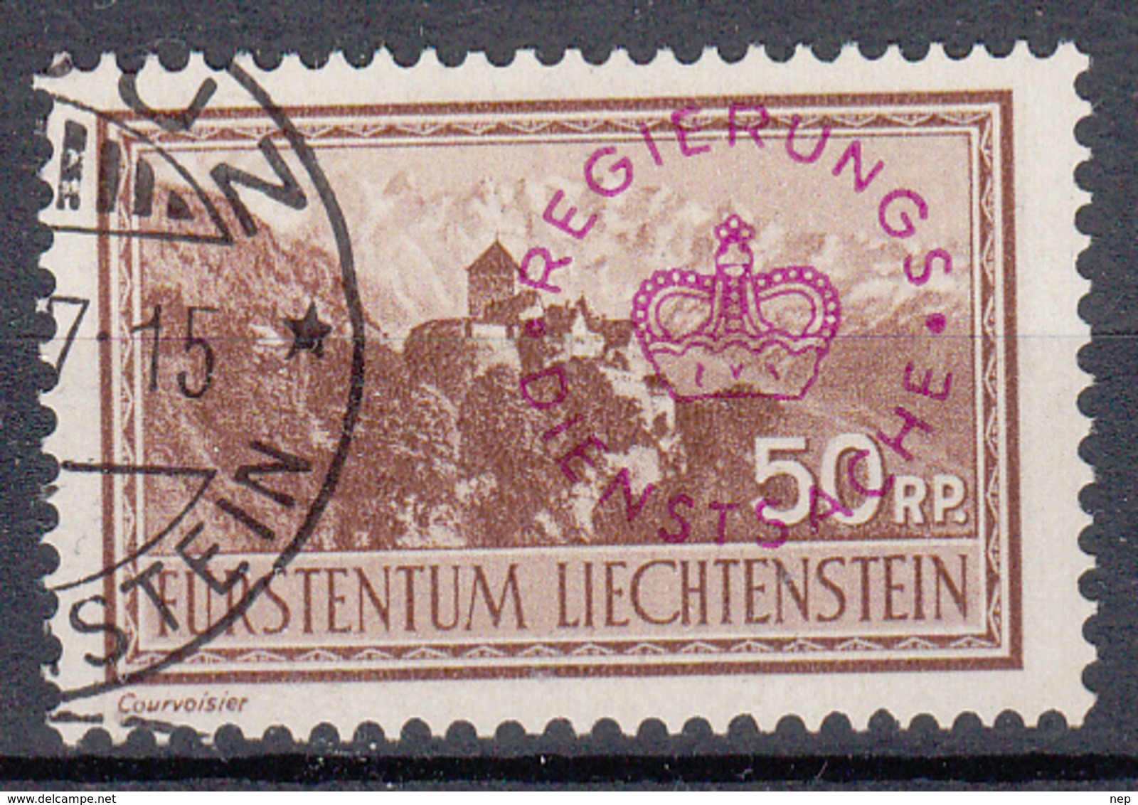 LIECHTENSTEIN - Michel - 1934 - Nr 17 - Gest/Obl/Us - Service