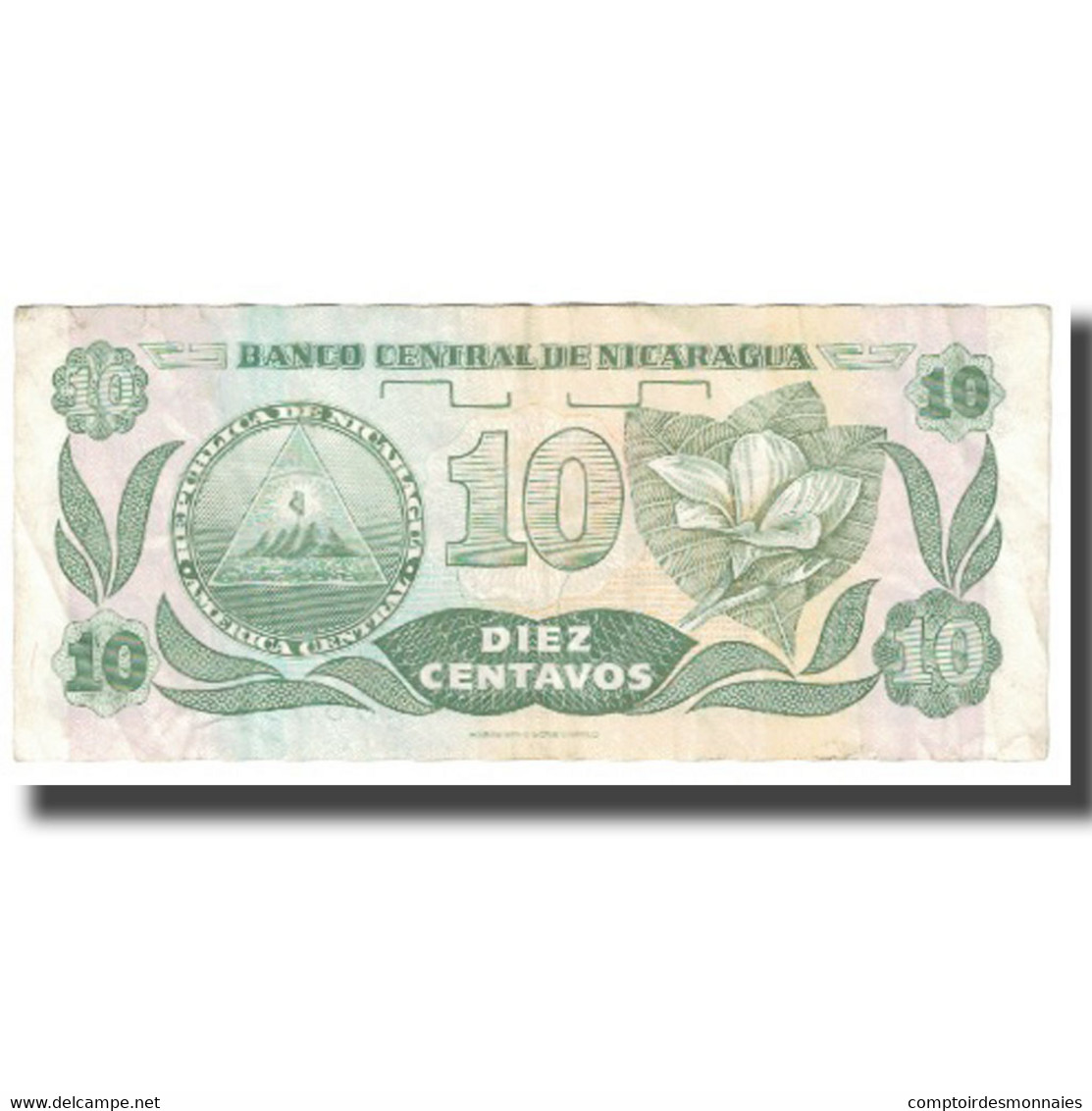 Billet, Nicaragua, 10 Centavos, KM:169a, TTB - Nicaragua