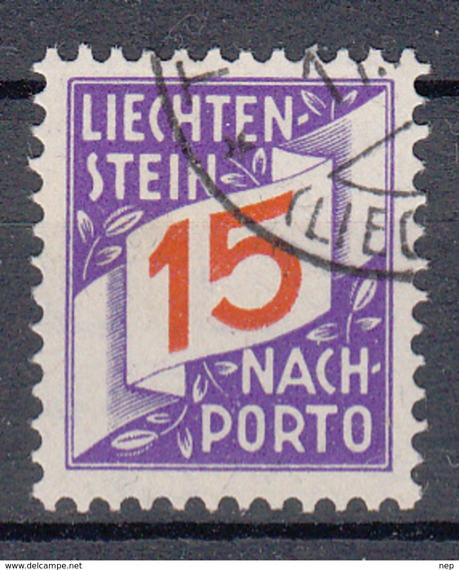 LIECHTENSTEIN - Michel - 1928 - Nr 15 - Gest/Obl/Us - Taxe