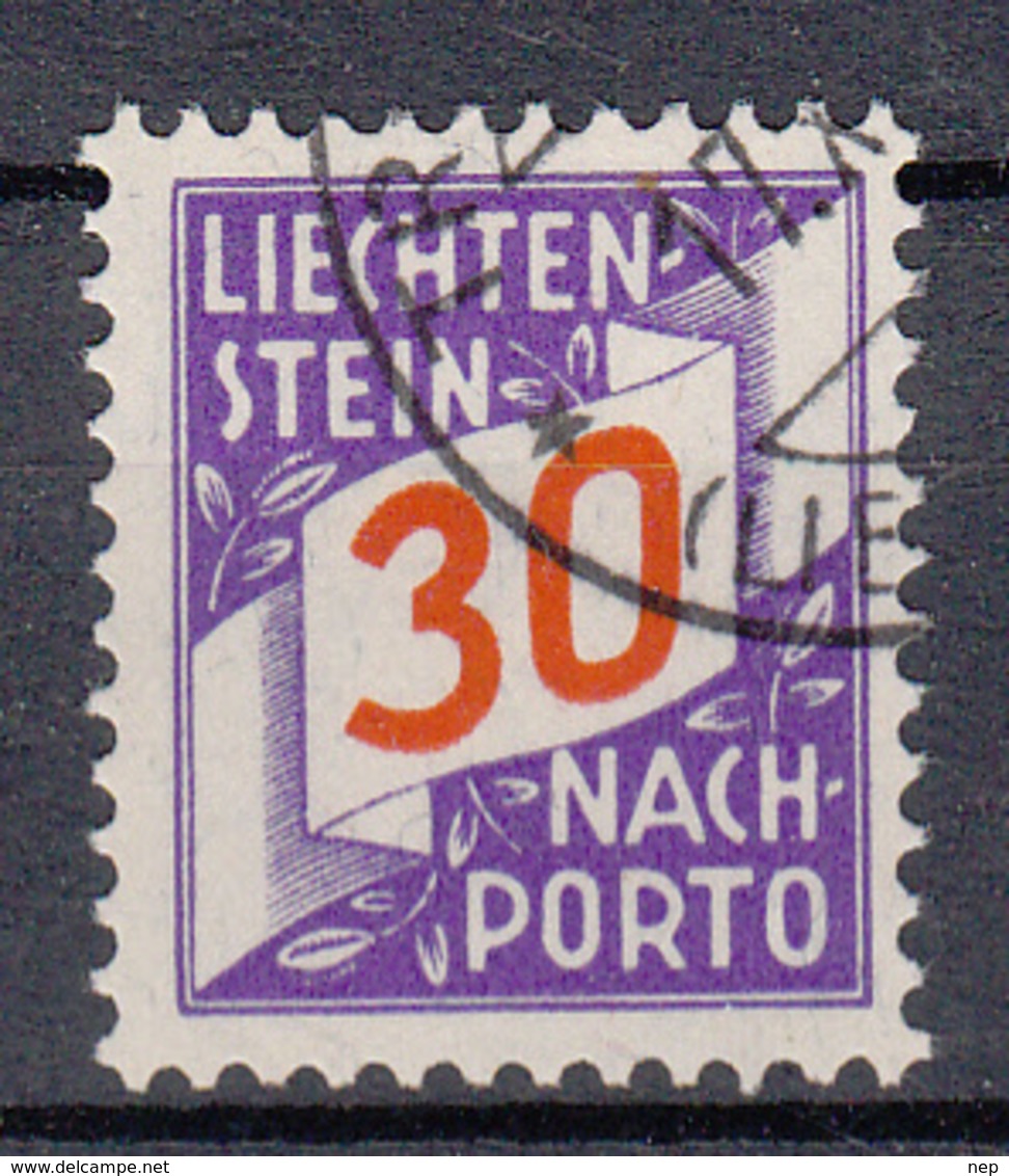 LIECHTENSTEIN - Michel - 1928 - Nr 18 - Gest/Obl/Us - Portomarken