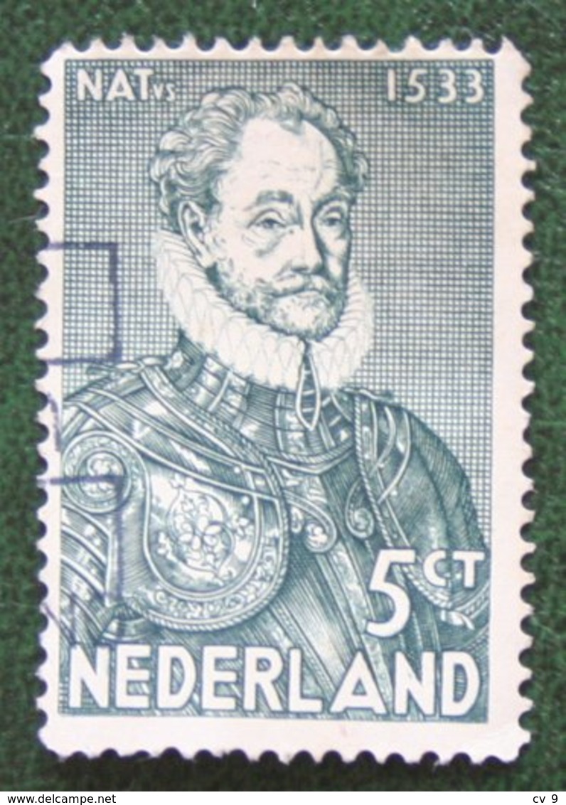 5 Ct Herdenkingszegels Willem I NVPH 253 (Mi 258) 1933 Gestempeld / USED NEDERLAND / NIEDERLANDE - Used Stamps