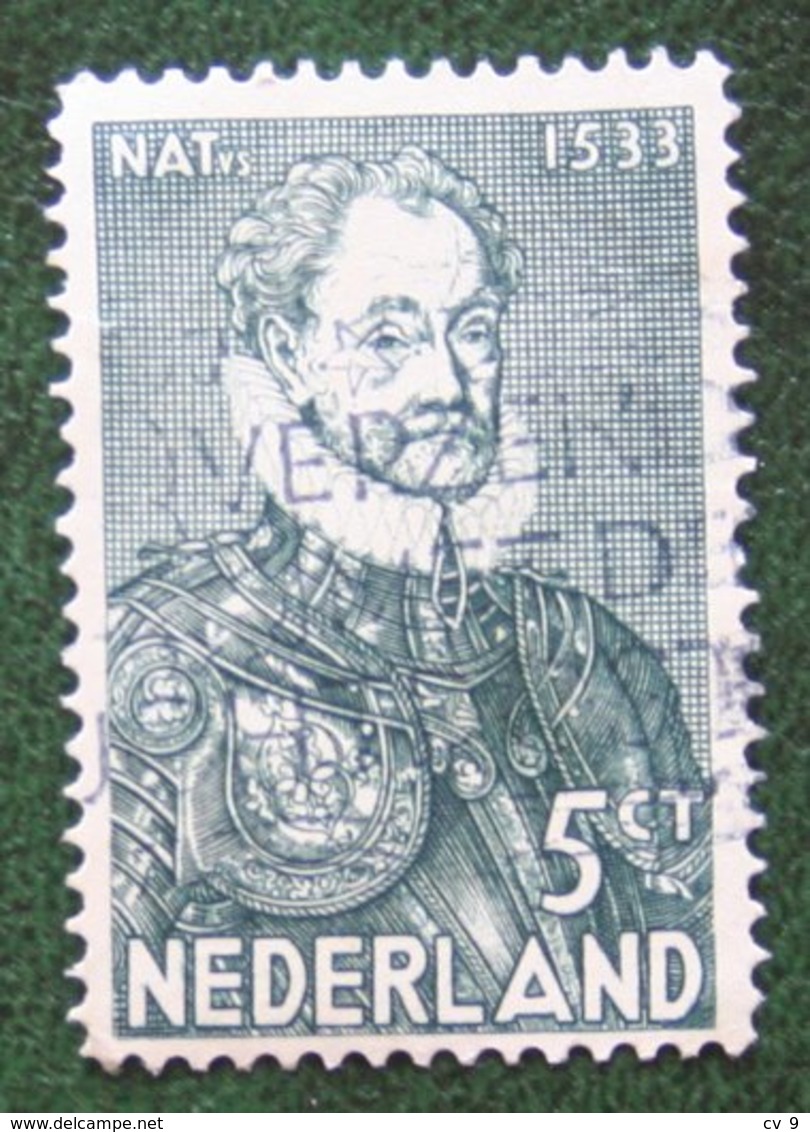 5 Ct Herdenkingszegels Willem I NVPH 253 (Mi 258) 1933 Gestempeld / USED NEDERLAND / NIEDERLANDE - Used Stamps