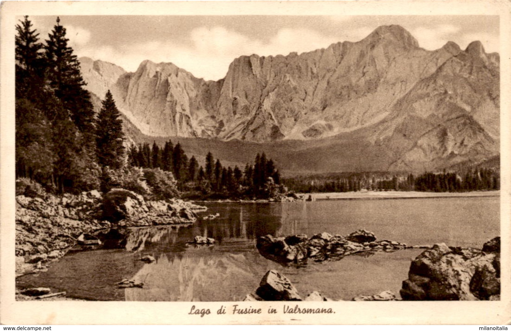 Lago Di Fusine In Valromana (615) * 27. 9. 1937 - Sonstige & Ohne Zuordnung