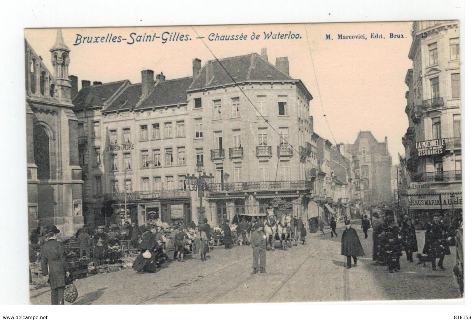 Bruxelles-Saint-Gilles  -  Chaussée De Waterloo M.Marcovici - St-Gilles - St-Gillis