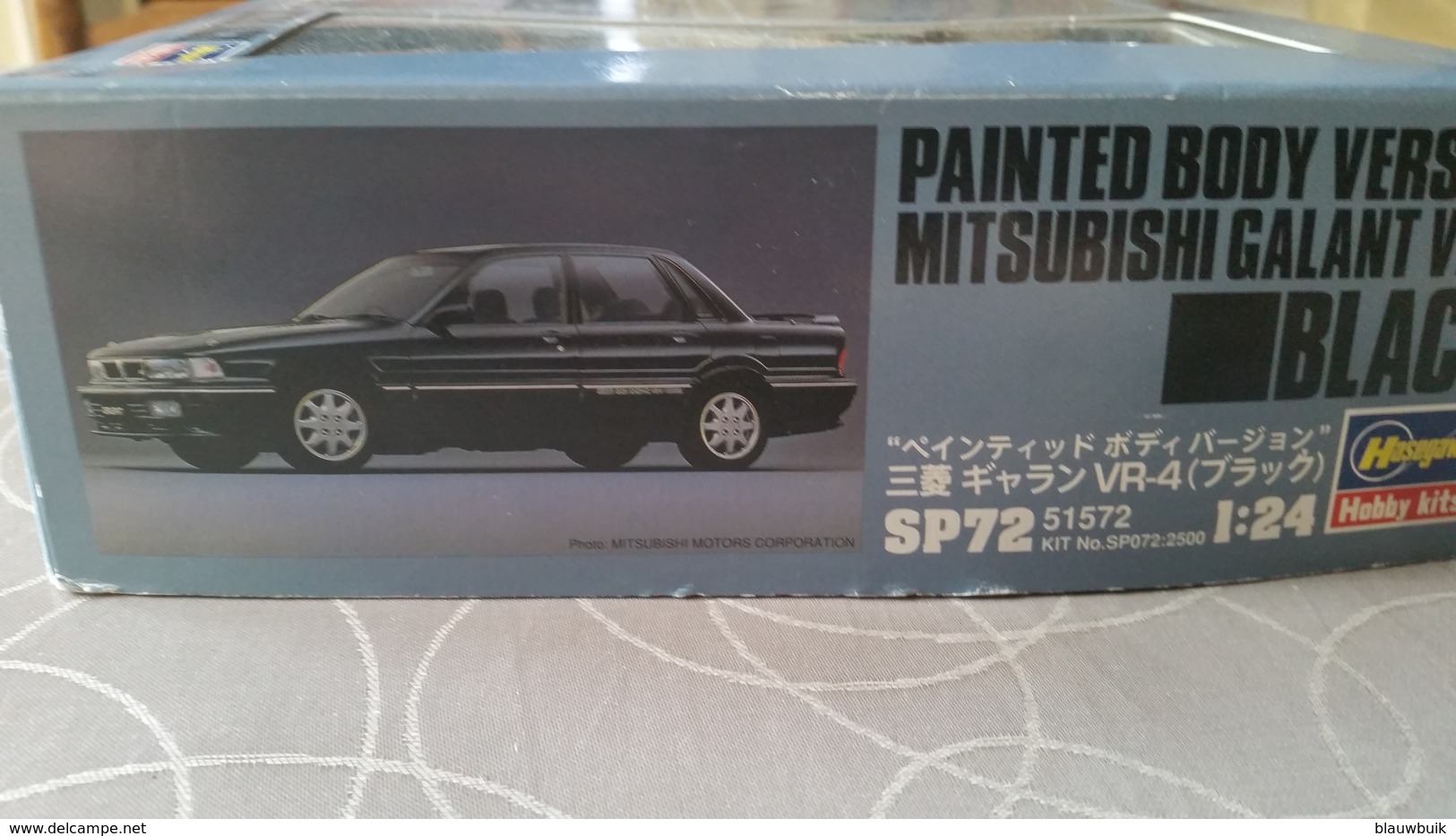 50-sp72 hasegawa sp72 1/24-galant vr-4 black painted