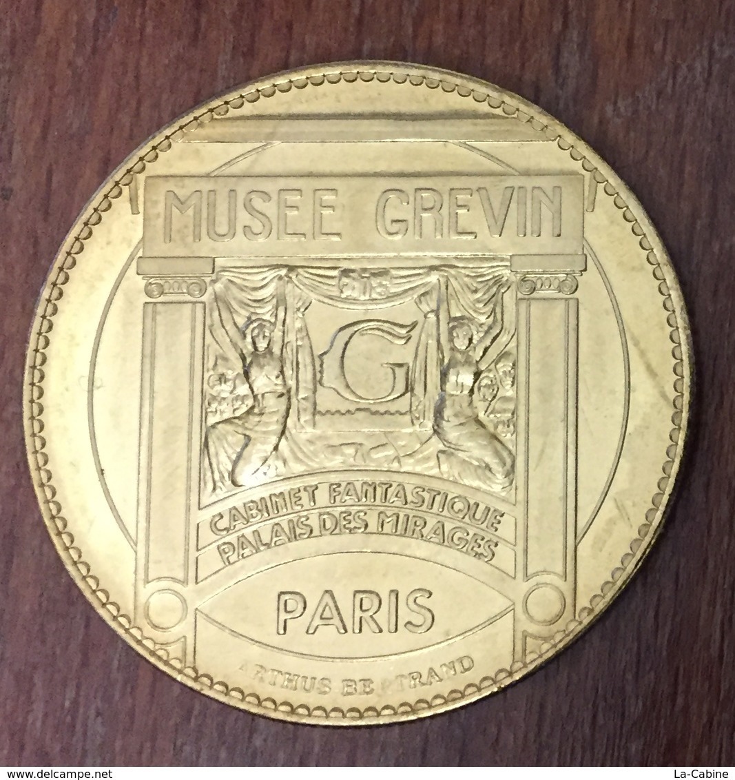 75 PARIS MUSÉE GREVIN SHAH RUKH KHAN MÉDAILLE ARTHUS BERTRAND 2011 JETON MEDALS COINS TOKENS - 2011