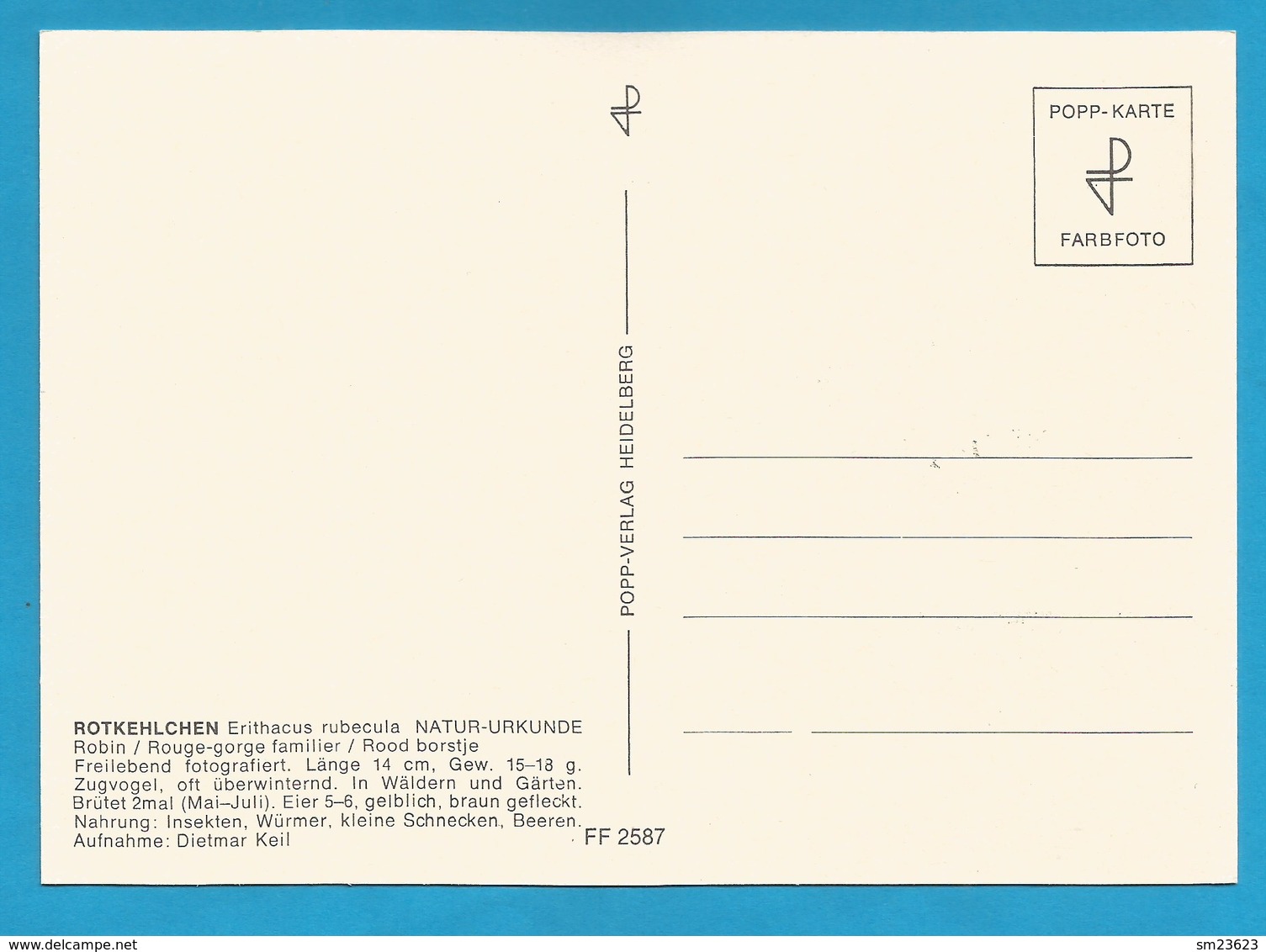 Isle Of Man 1980  Mi.Nr. 179 , Erithacus Rubecula / Rotkehlchen - Maximum Card - First Day Of Issue 29 Sept. 1980 - Man (Eiland)