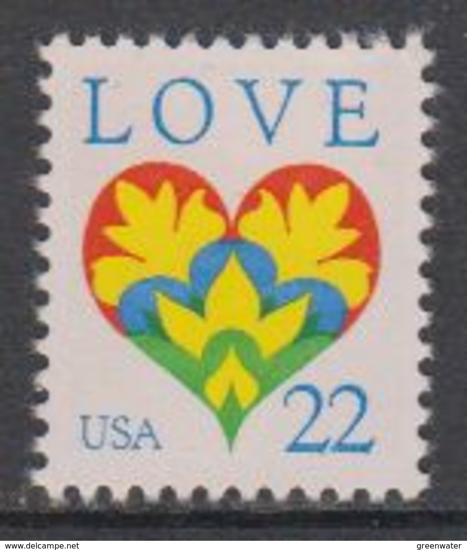 USA 1987 Love 1v ** Mnh (43134B) - Ongebruikt