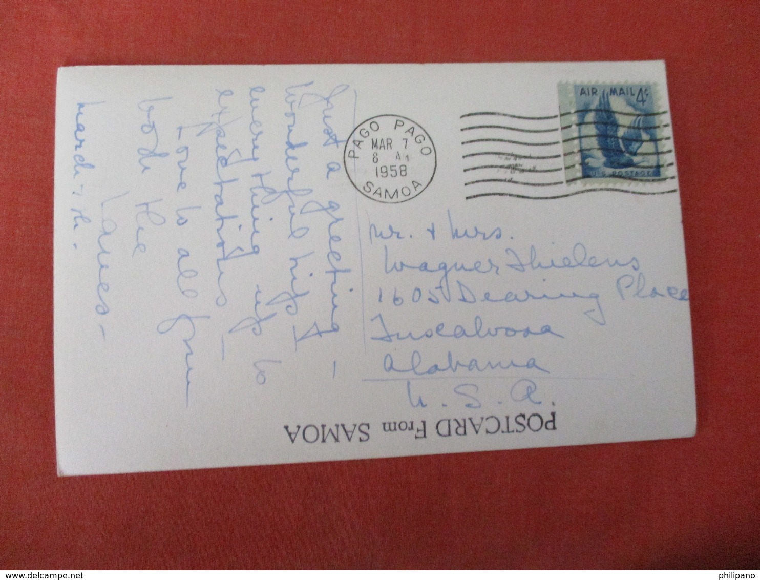 RPPC  Pago Pago  Samoa       Ref 3419 - Samoa