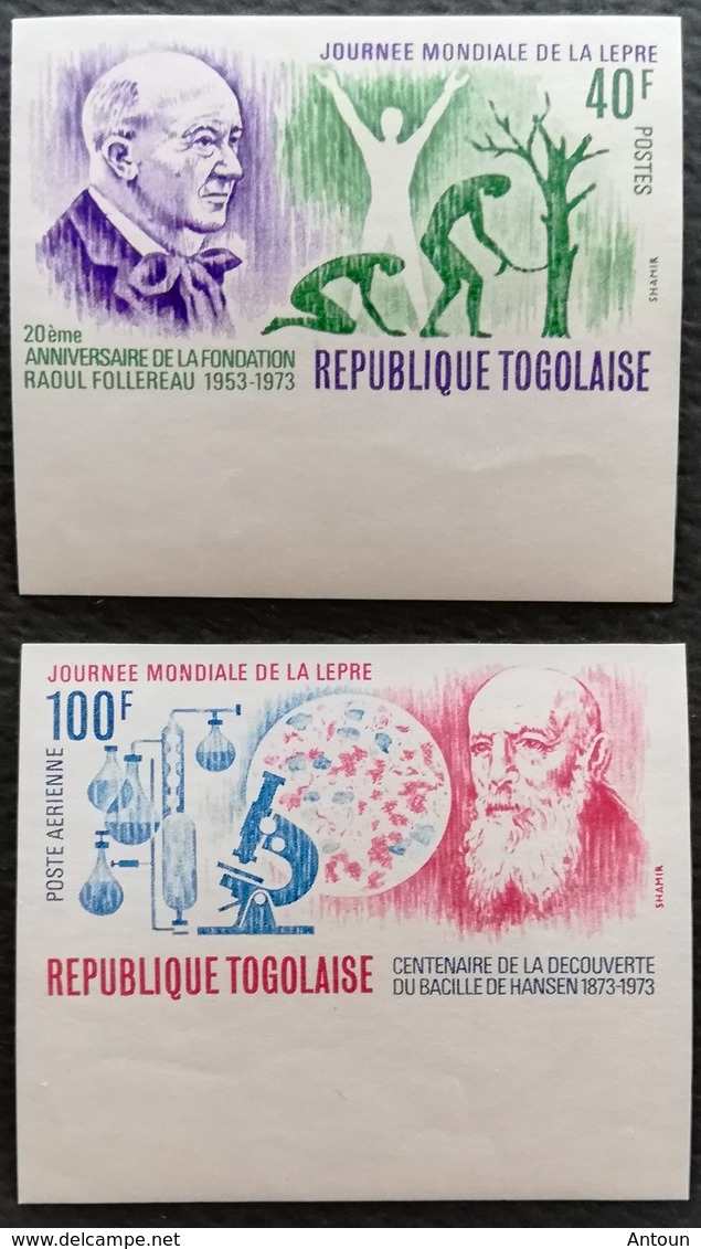 TOGO 1973 World Leprosy Day IMPERF. - Togo (1960-...)