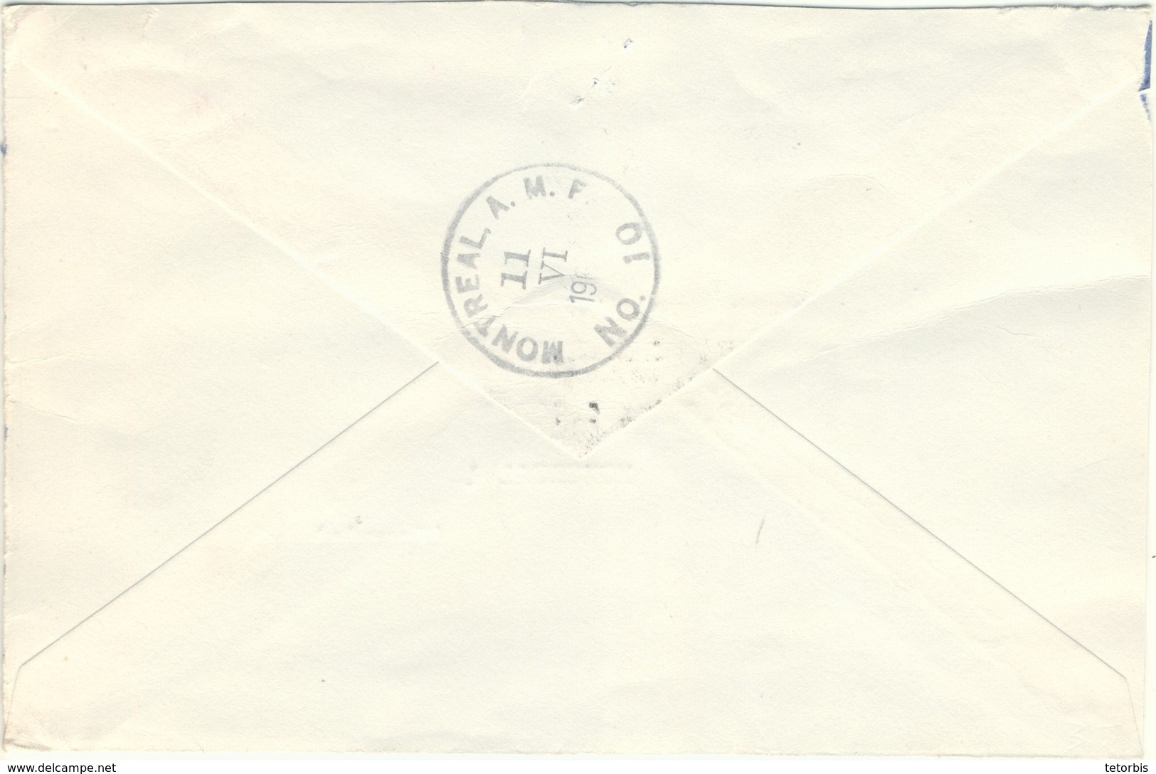 EMA 2.65F TARIF PARTICULIER LETTRE RECOMMANDEE AVION  CANADA 4ème ECHELON10/6/64 - PEU COMMUN - 1961-....