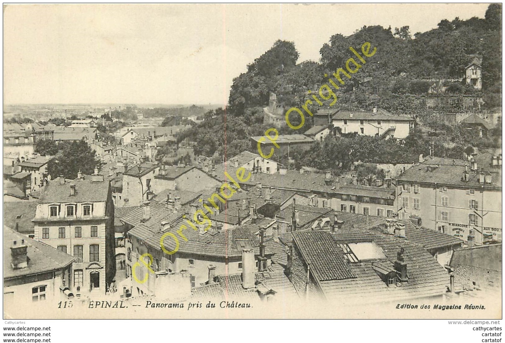 88. EPINAL . Panorama Pris Du Chateau . - Epinal