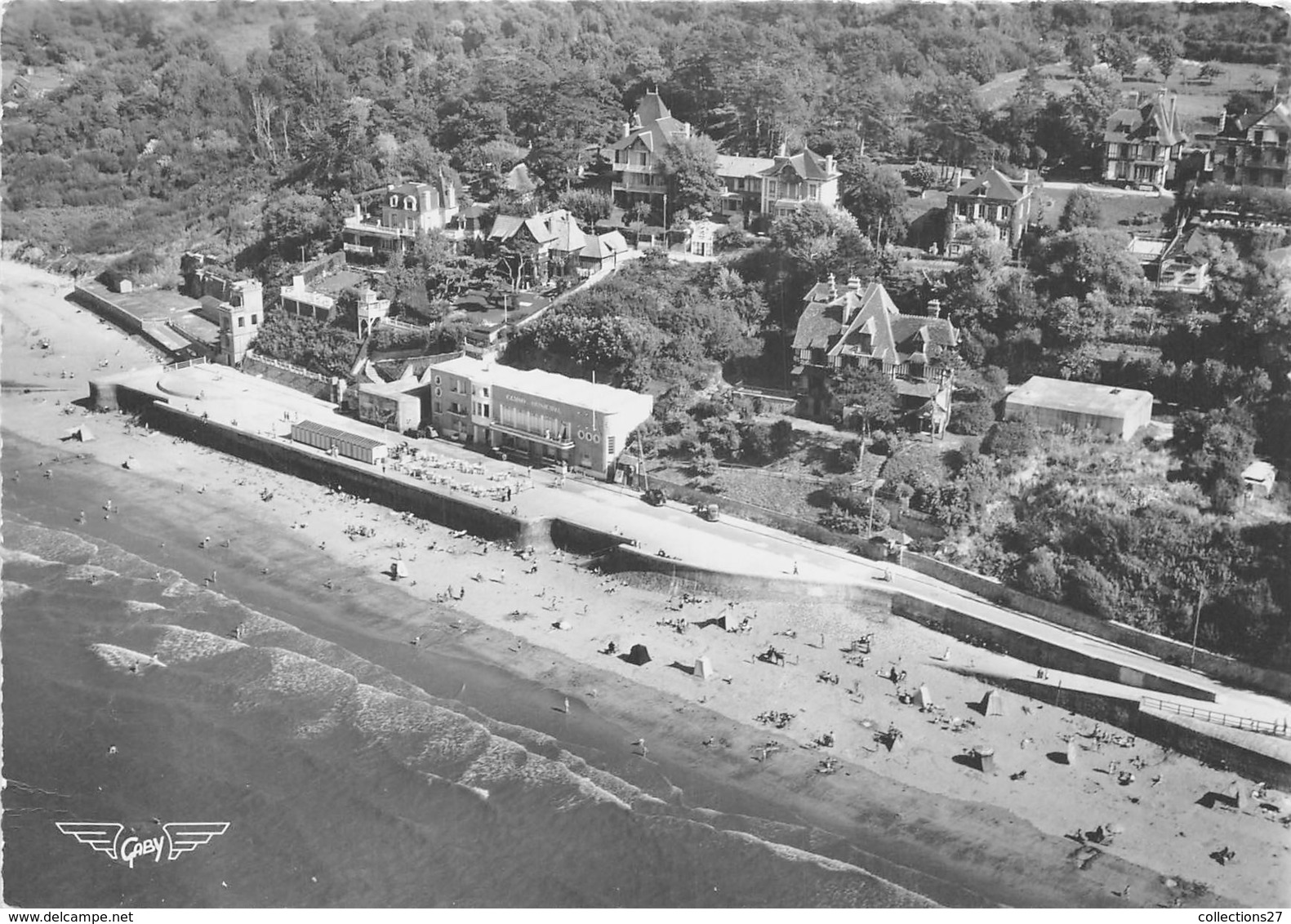 14-VILLERVILLE-SUR-MER- VUE AERIENNE DE LA PLAGE - Villerville