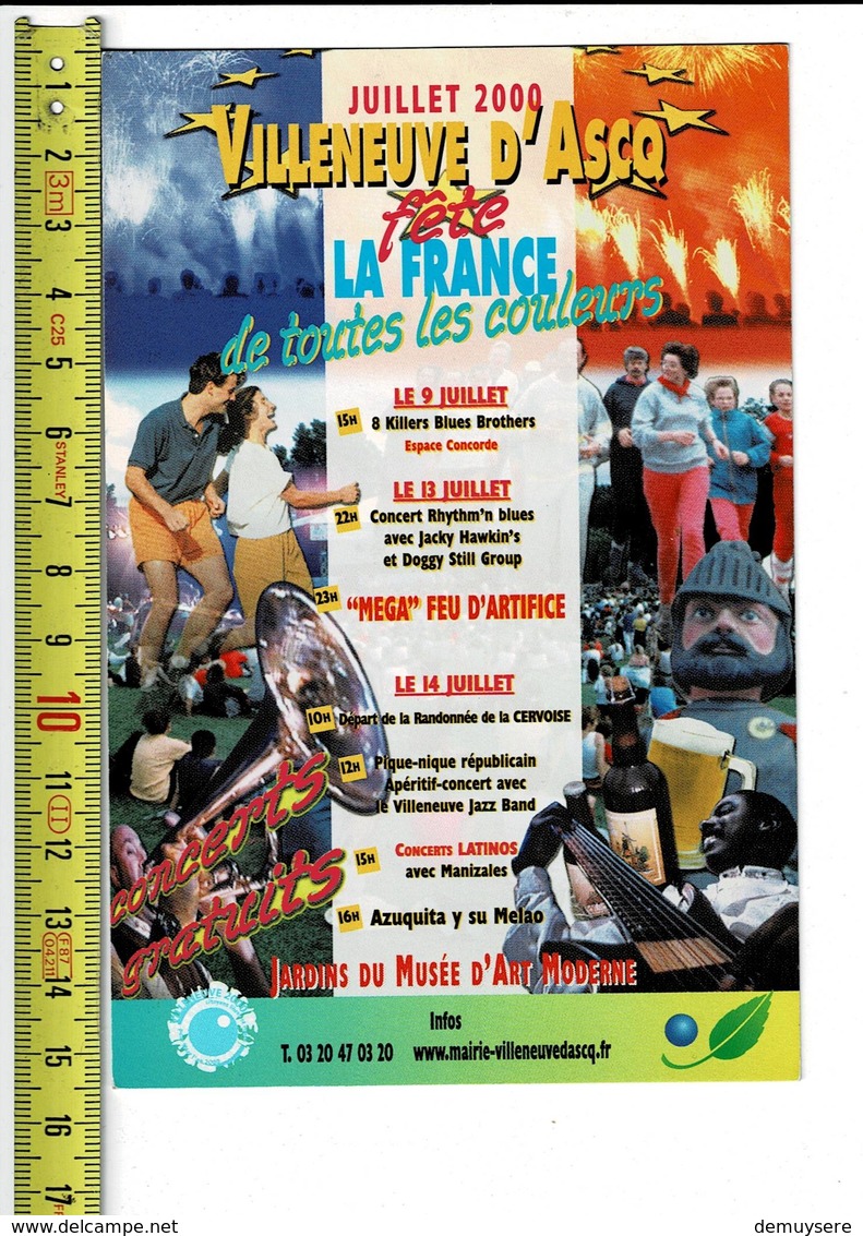 51189 - VILLENEUVE D ASCQ 2000 FETE LA FRANCE - Villeneuve D'Ascq