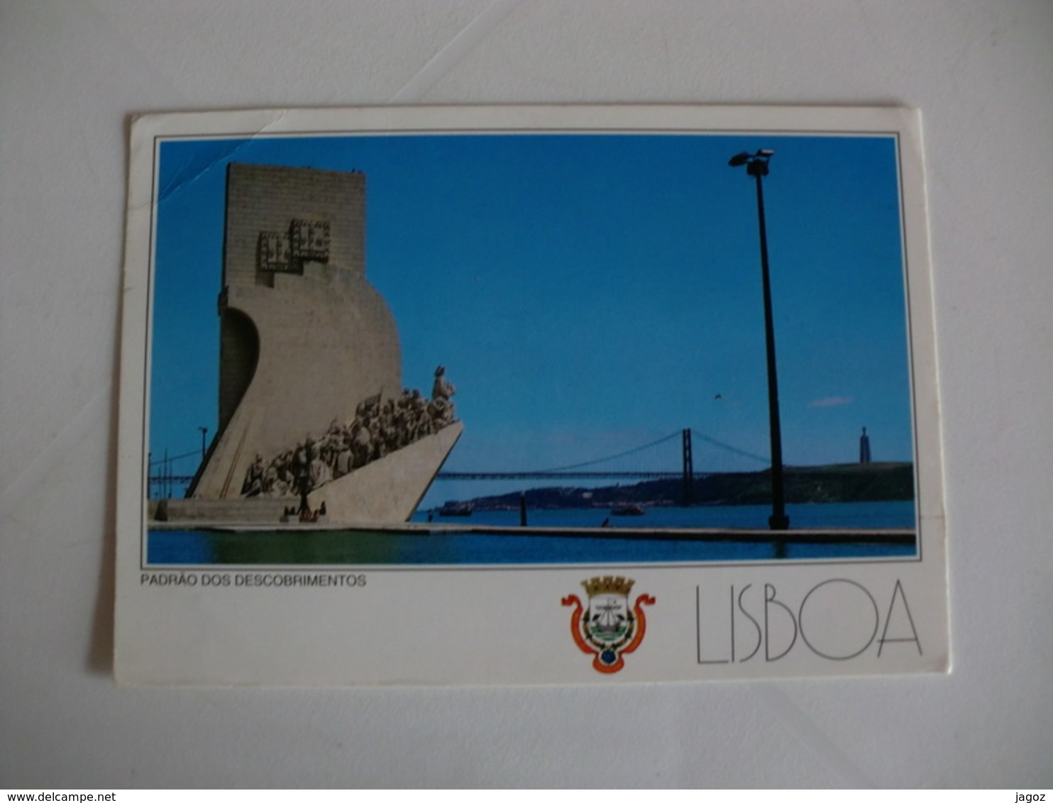 Postcard Postal Portugal Lisboa Padrão Dos Descobrimentos Ponte Sobre O Rio Tejo Cristo Rei - Lisboa