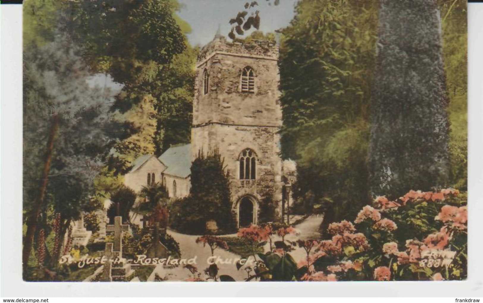 Postcard - Churches - St. Just - In - Roseland Church, Frith Card No.88817=1938 - Posted 7th Aug 1961 No Stamp Very Good - Unclassified