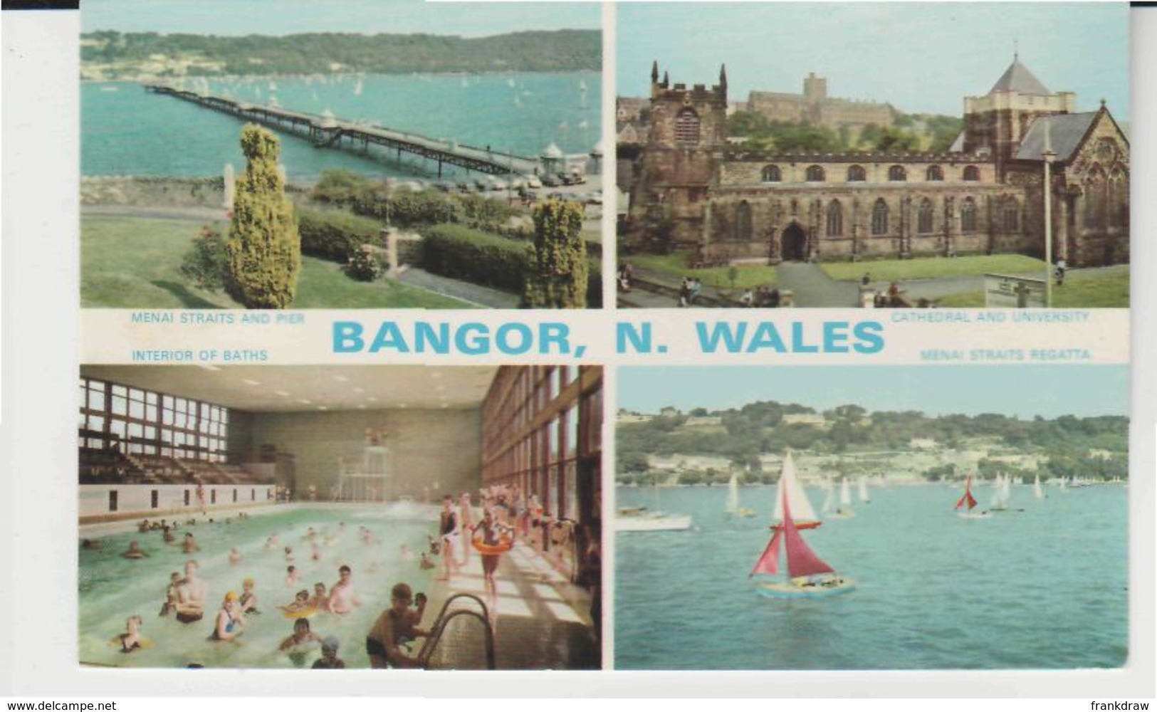 Postcard - Bangor N. Wales 4 Views - Card No..b4721 - Unused Very Good - Unclassified