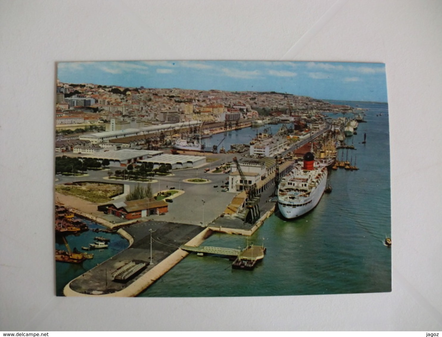 Postcard Postal Portugal Lisboa Porto Vista Parcial - Lisboa