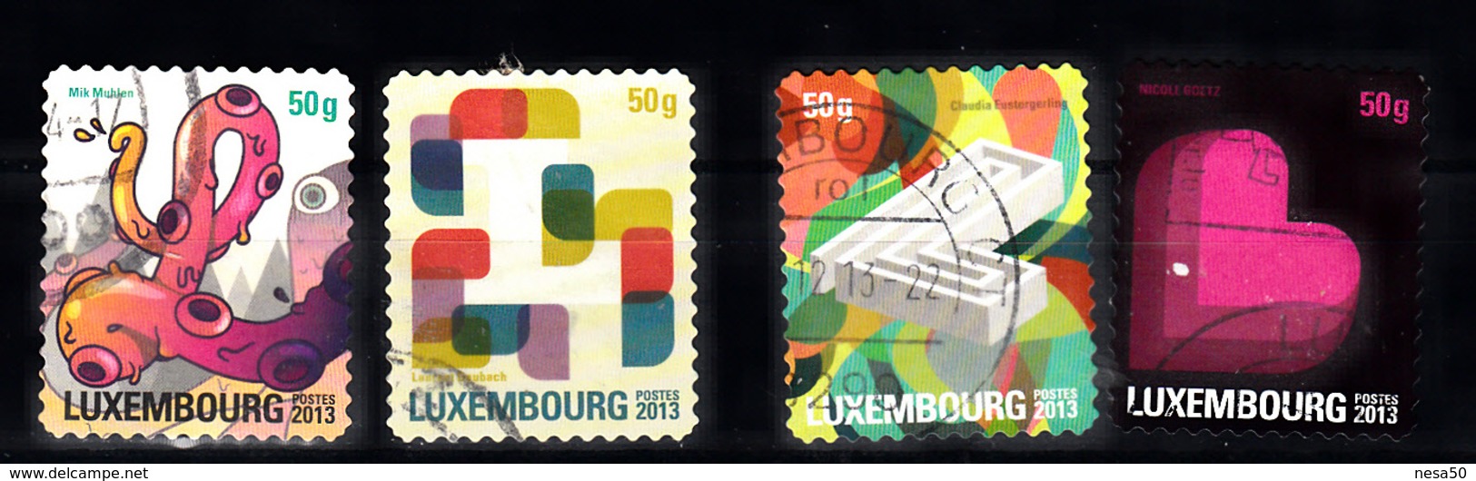 Luxemburg 2013 Mi Nr  1977 - 1977: Kunst Thema" L Op De Postzegel " - Gebruikt