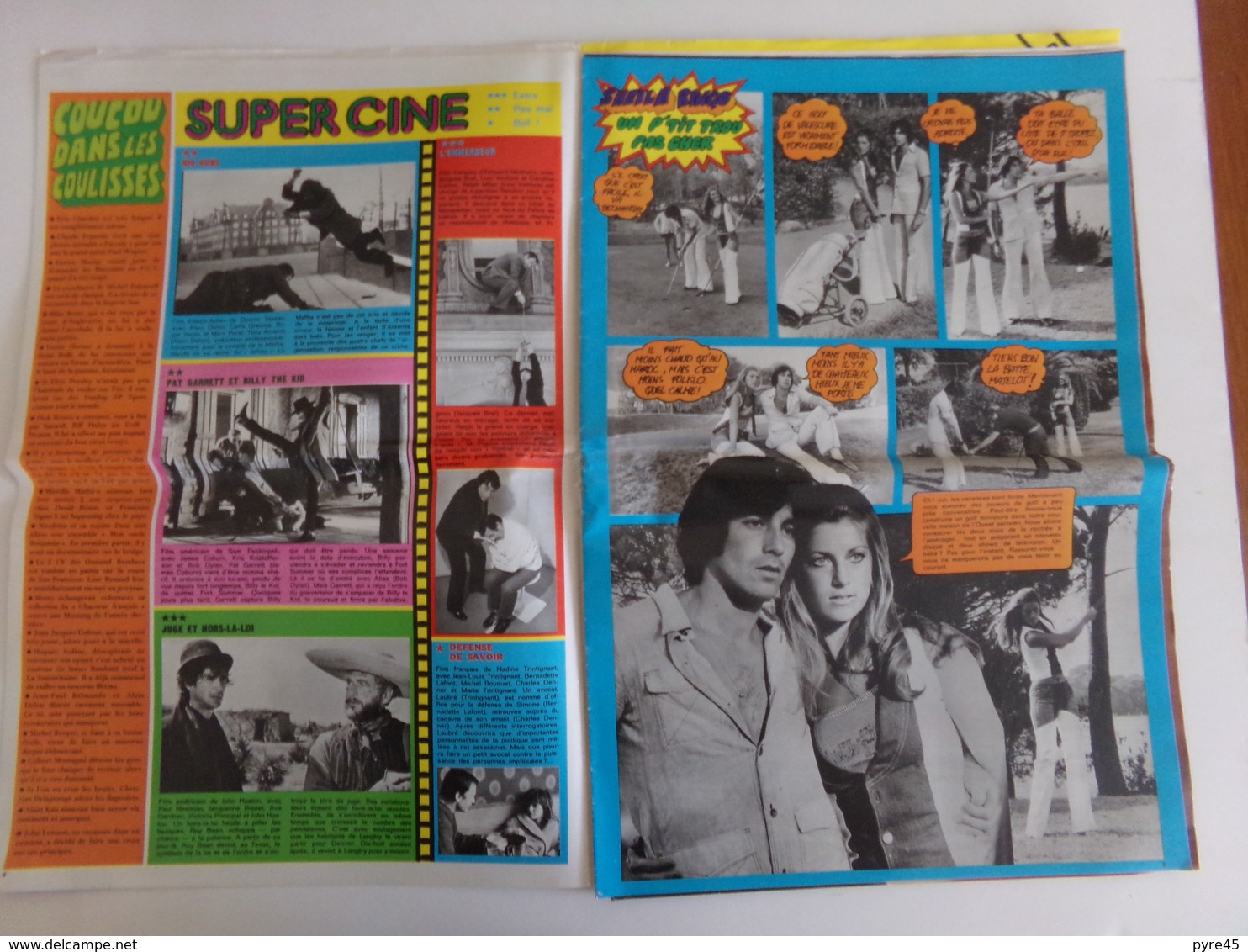 Revue " Poster " N° 25, 1973, Rolling Stones, Suzy Quatro, Carlos Monzon ... - People