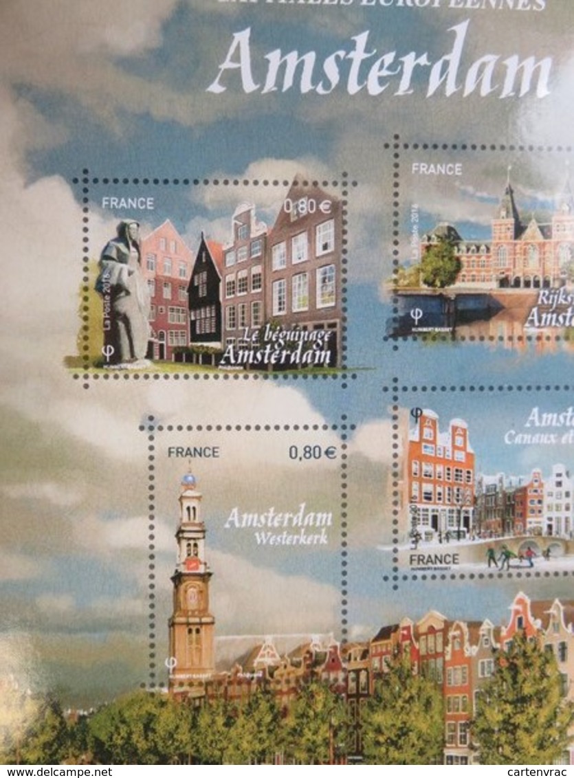 PAP - Carte Postale Pré-timbrée - Timbre International Le Béguinage - Amsterdam Capitale Européenne - Série Capitales - Postdokumente