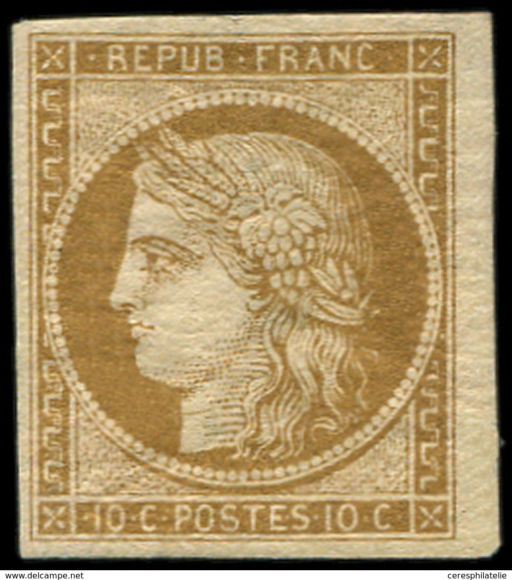 * EMISSION DE 1849 - 1a   10c. Bistre-brun, TB - 1849-1850 Cérès