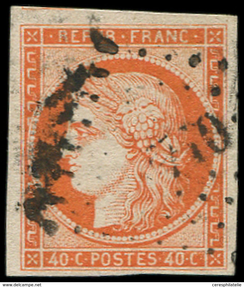 EMISSION DE 1849 - 5    40c. Orange, Oblitéré PC 770, TB - 1849-1850 Cérès