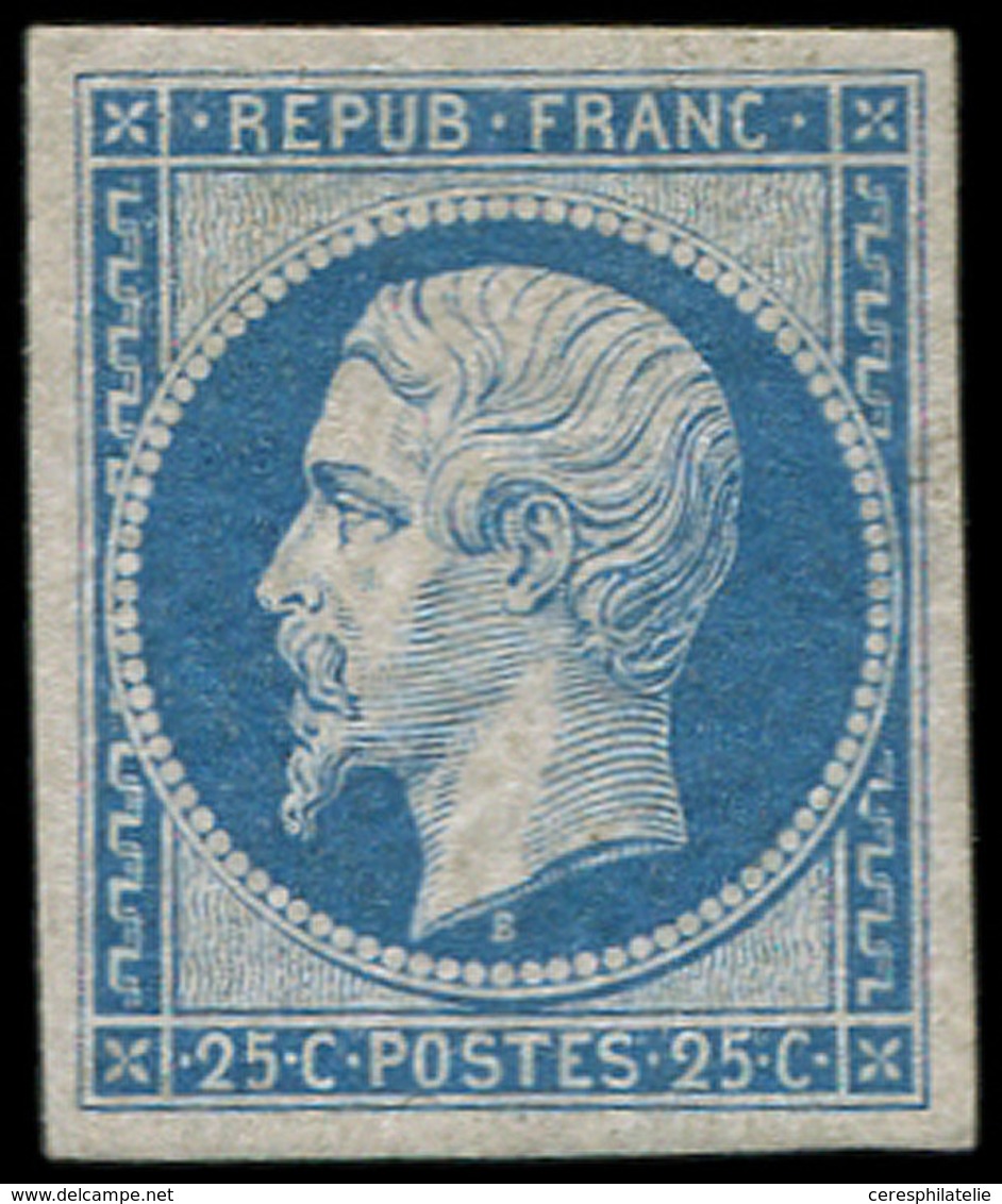 * PRESIDENCE - R10c 25c. Bleu, REIMPRESSION, Frais Et TB - 1852 Luigi-Napoleone