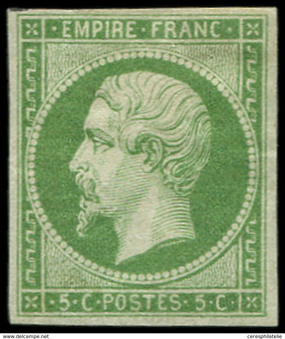 * EMPIRE NON DENTELE - 12    5c. Vert, Gomme Partielle, Sinon TB - 1853-1860 Napoléon III