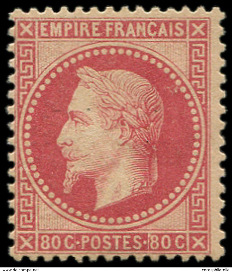 * EMPIRE LAURE - 32   80c. Rose, Qqs éclats De Gomme Dans Un Angle, Sinon TB. J - 1863-1870 Napoléon III Lauré