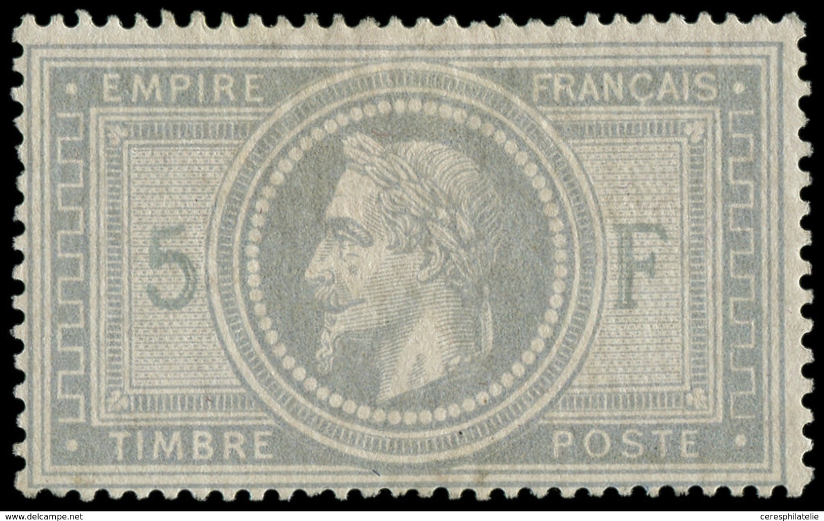 * EMPIRE LAURE - 33    5f. Violet-gris, Frais Et TB. C Et Br - 1863-1870 Napoleone III Con Gli Allori