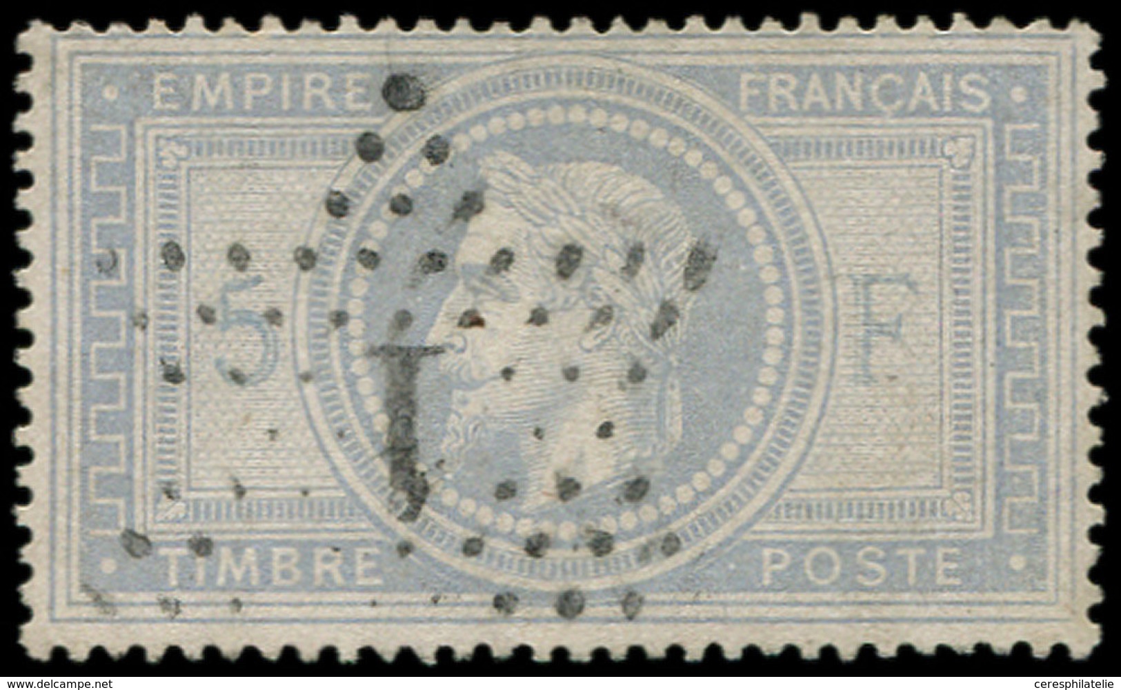 EMPIRE LAURE - 33    5f. Violet-gris, Oblitéré Etoile 1, TB. Br - 1863-1870 Napoléon III Lauré