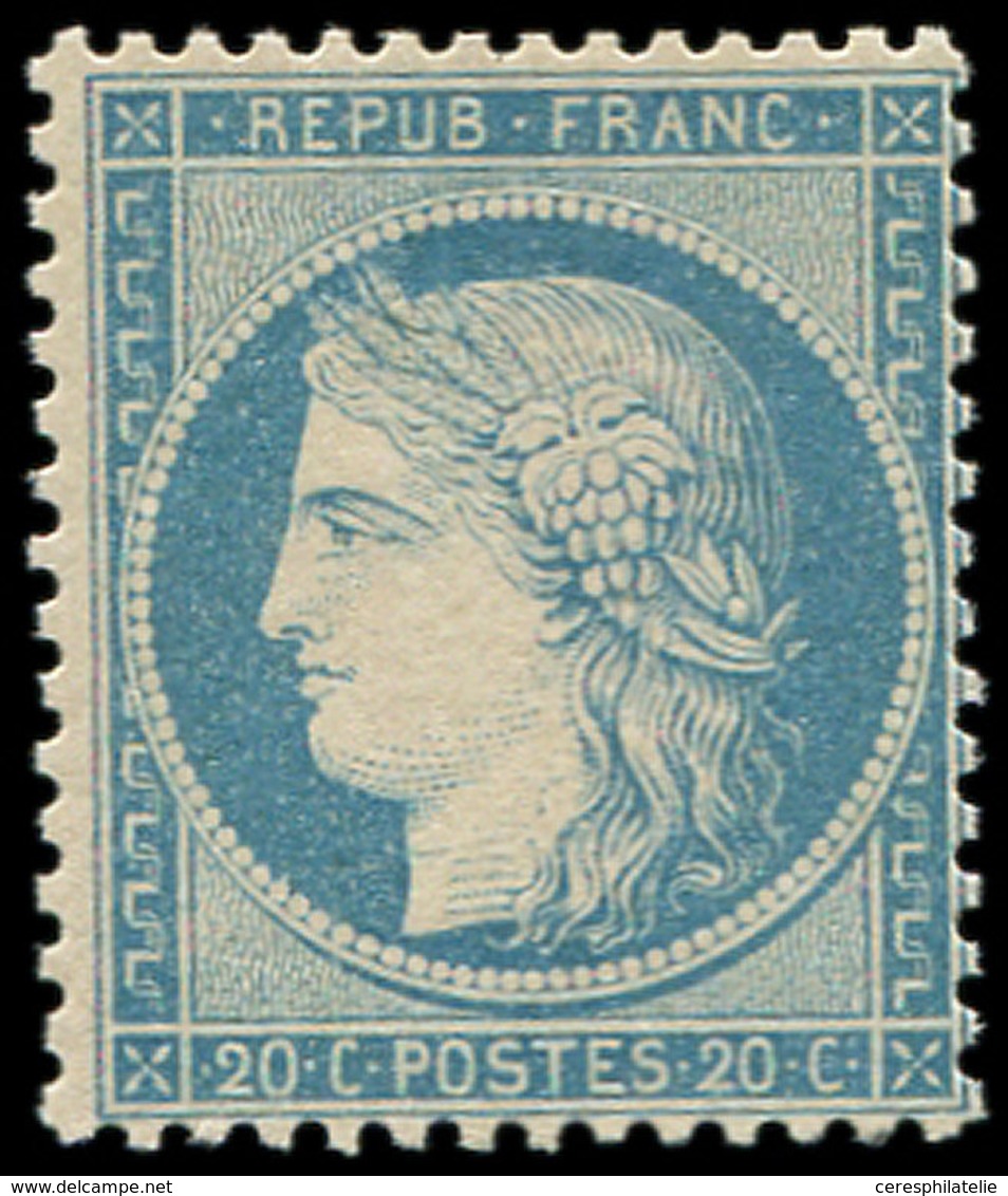 ** SIEGE DE PARIS - 37   20c. Bleu, Frais Et TTB. J - 1870 Siège De Paris