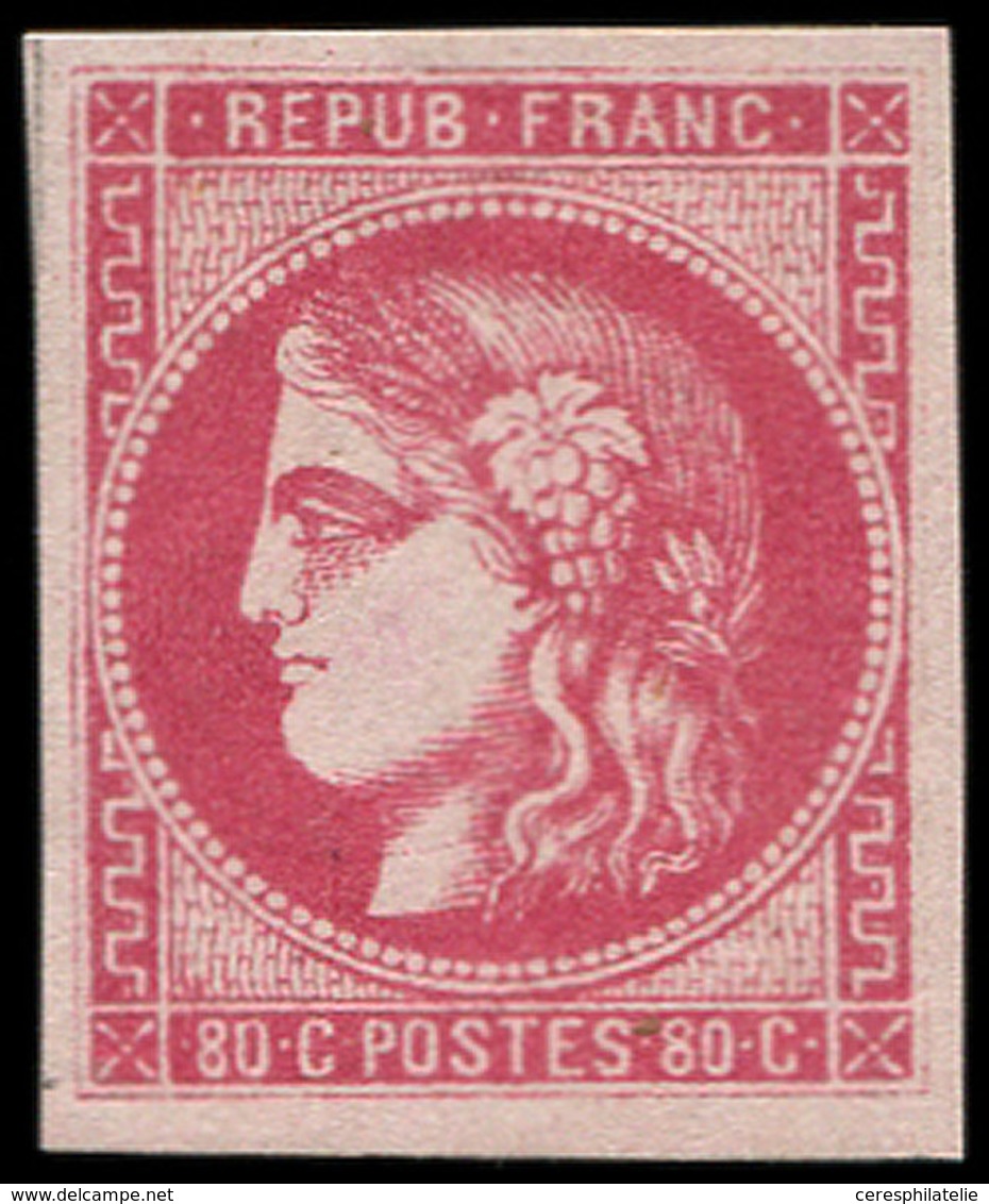 ** EMISSION DE BORDEAUX - 49   80c. Rose, Très Frais Et TTB - 1870 Emission De Bordeaux