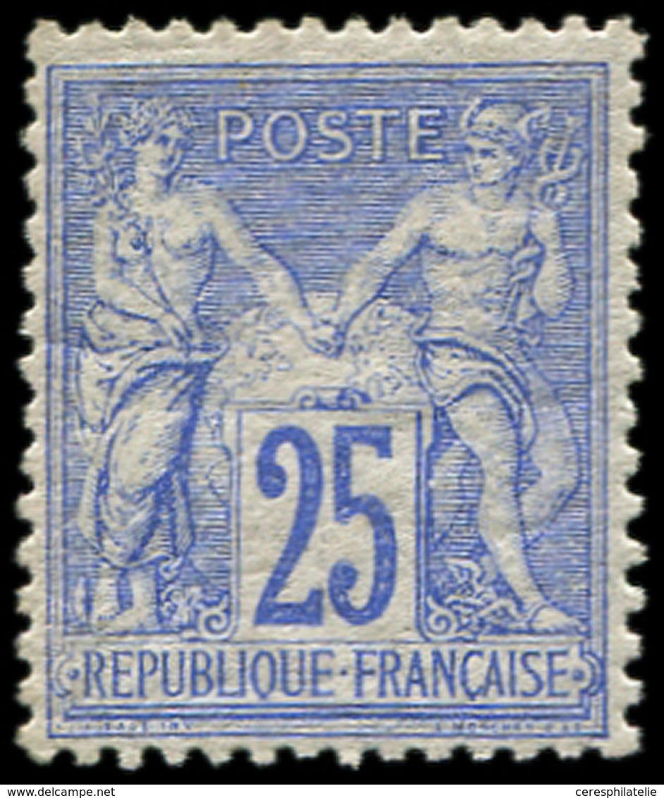 * TYPE SAGE - 78   25c. Outremer, Forte Ch., TB - 1876-1878 Sage (Type I)