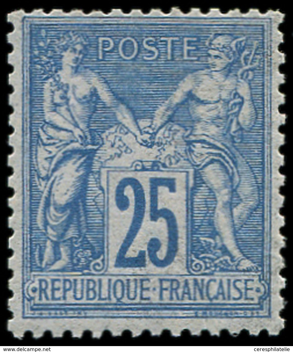 * TYPE SAGE - 79   25c. Bleu, Quasiment **, TB. C - 1876-1878 Sage (Type I)