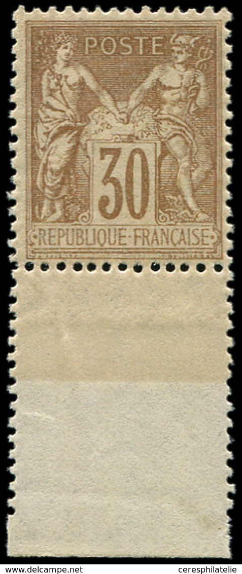 ** TYPE SAGE - 80   30c. Brun-jaune, Bdf, TB - 1876-1878 Sage (Tipo I)