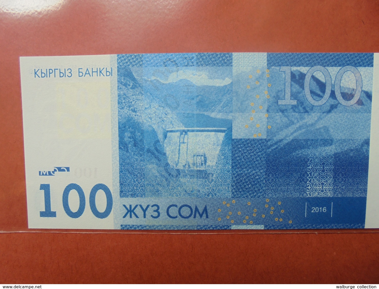 KIRGHIZISTAN 100 SOM 2016 PEU CIRCULER/NEUF - Kirgisistan