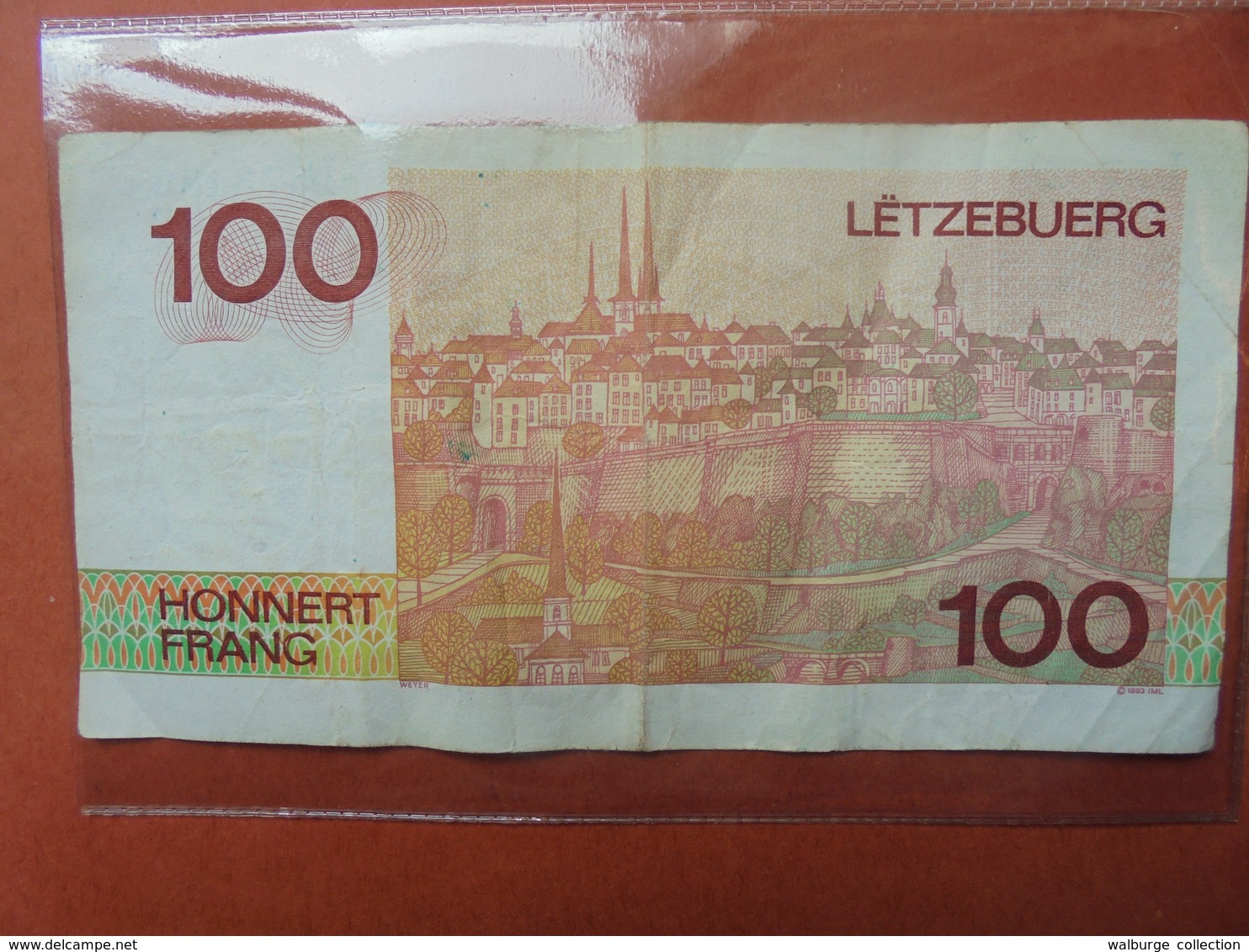 LUXEMBOURG 100 FRANCS 1986 CIRCULER - Luxembourg