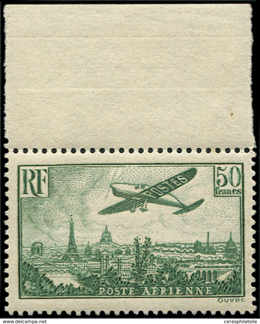 ** POSTE AERIENNE - 14a 50f. Vert, Bdf, TB - 1927-1959 Neufs