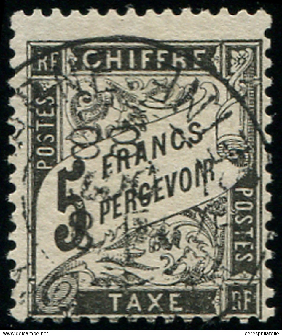 TAXE - 24   5f. Noir, Obl., TB. C - 1859-1959 Lettres & Documents