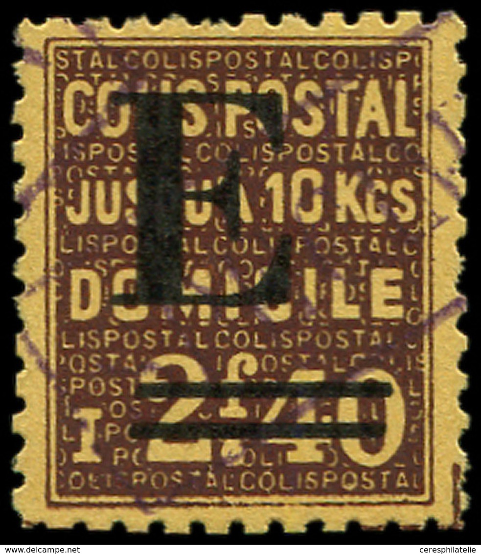 * COLIS POSTAUX  (N° Et Cote Maury) - 166A 2f40 Brun Sur Jaune, Surch. E, NON EMIS Avec Cachet SPECIMEN Encadré, TB - Neufs