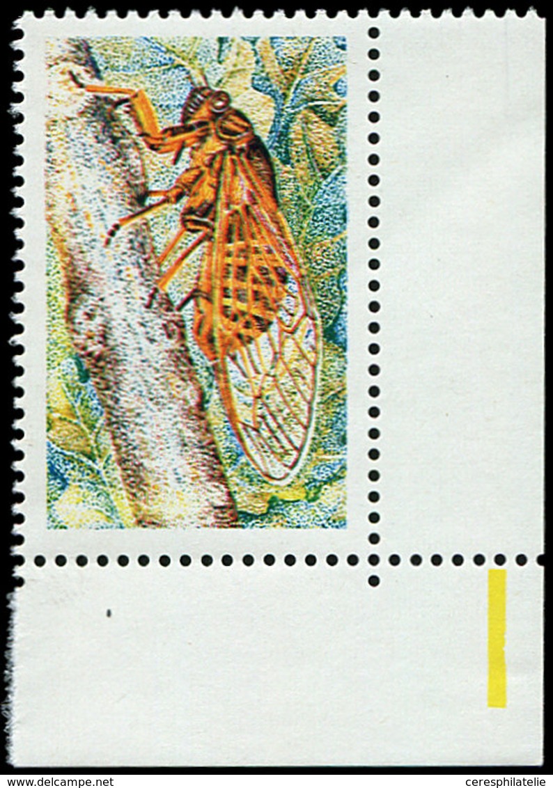 ** VARIETES - 1946b  Cigale Rouge, SANS Les Légendes, Cdf, TB - Neufs