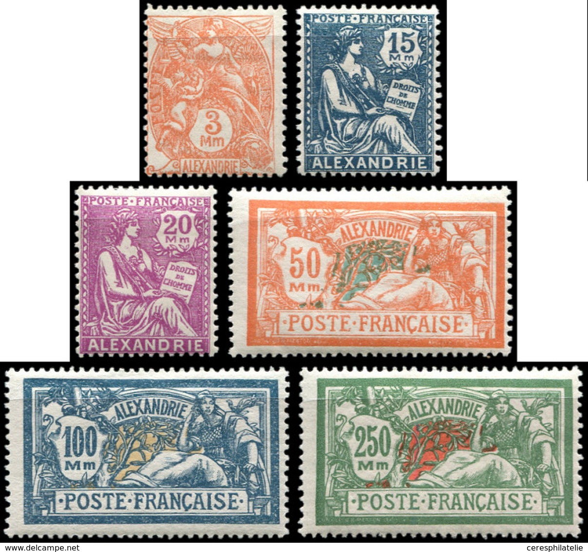 ** ALEXANDRIE 75/80 : La Série, TB - Altri & Non Classificati