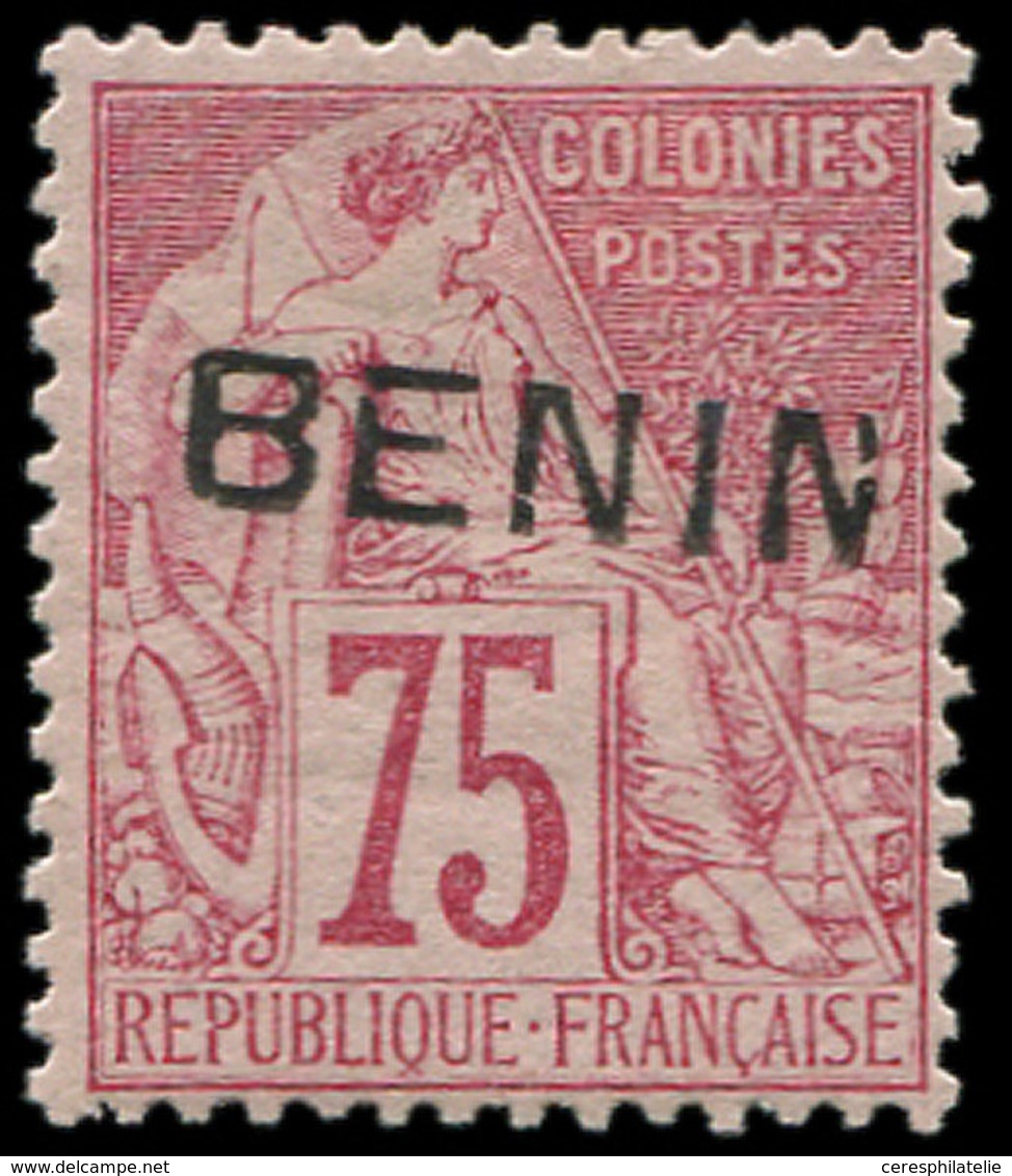 * BENIN 12 : 75c. Rose, TB. C - Autres & Non Classés