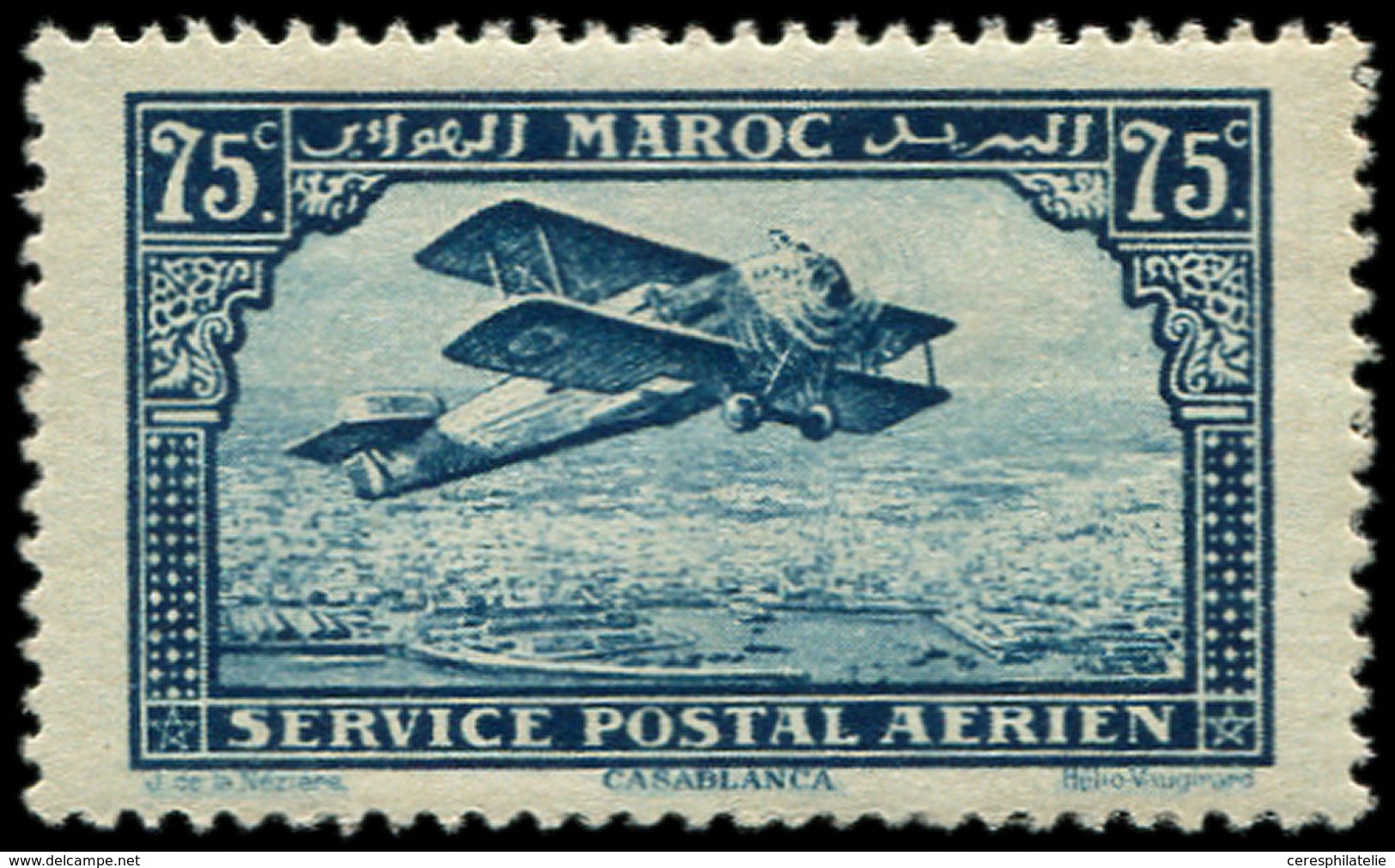 ** MAROC PA 4 : 75c. Bleu, TB - Autres & Non Classés