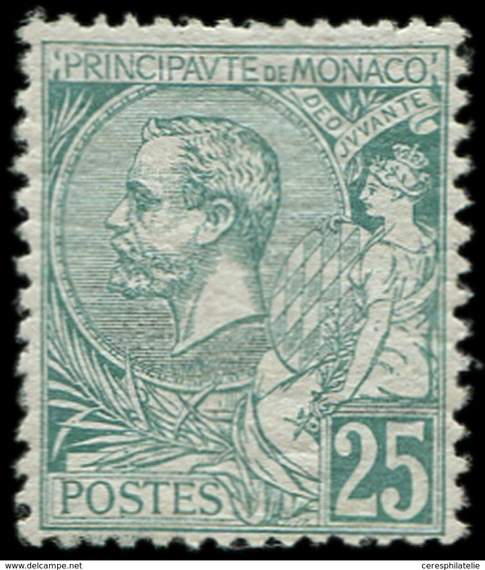 ** MONACO 16 : 25c. Vert, Albert Ier, TB - ...-1885 Préphilatélie