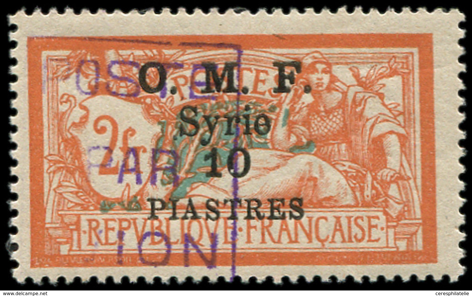 * SYRIE PA 6 : 10pi. S. 2f. Vert Et Orange, TB. Br - Autres & Non Classés