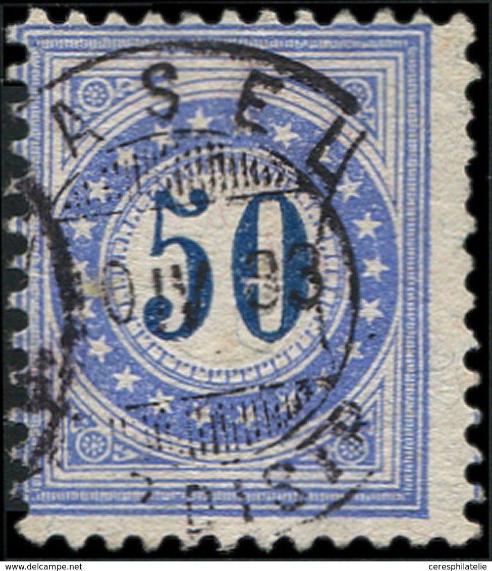 SUISSE Taxe 12 : 50c. Outremer, Obl., TB - Taxe